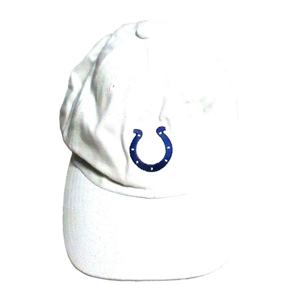 indianapolis colts hat cap white strapback adjustable nfl baseball mens football